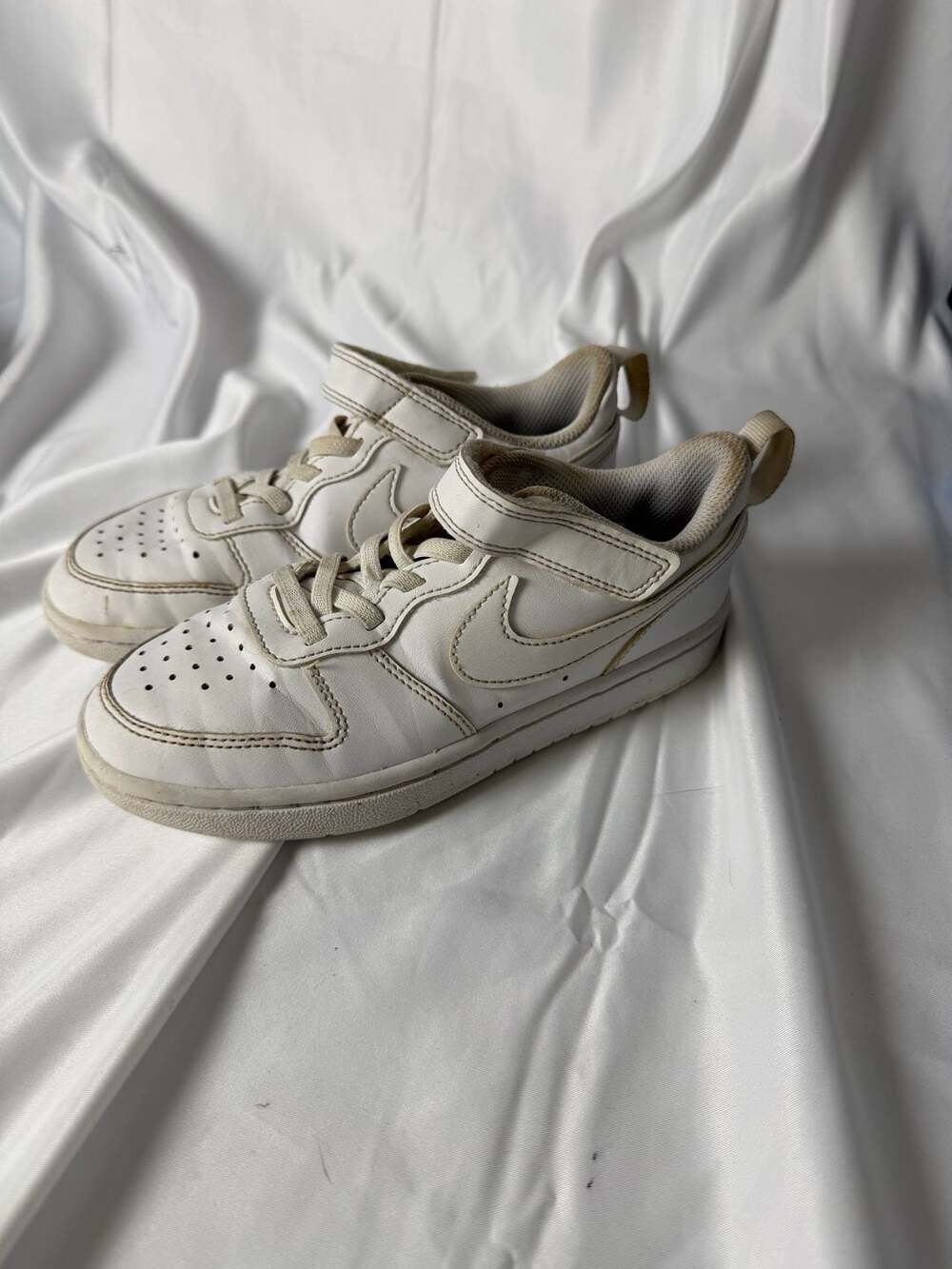 Play shoes Nike Court Borough Low Recraft Toddler White Sneakers DV5457-106